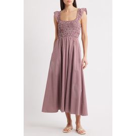 Faithfull the Brand Faithfull the Brand Eudora Gingham Smocked Stretch Cotton Sundress