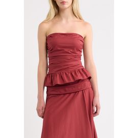 Faithfull the Brand Faithfull the Brand Simone Strapless Peplum Top