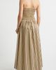 Faithfull the Brand Faithfull the Brand Vera Striped Strapless Cotton Maxi Dress - 2