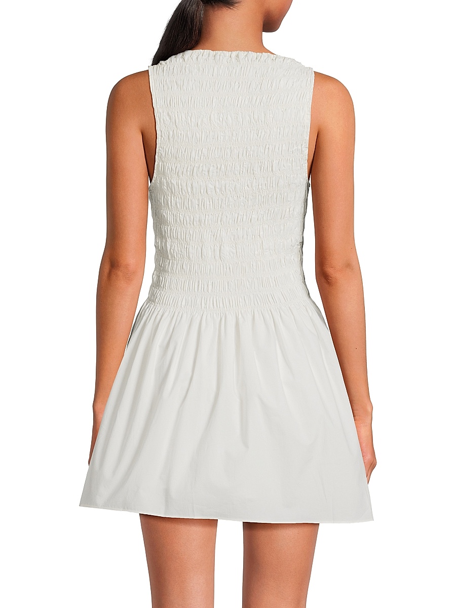 noa smocked mini dress Noa Smocked Minidress (Women)