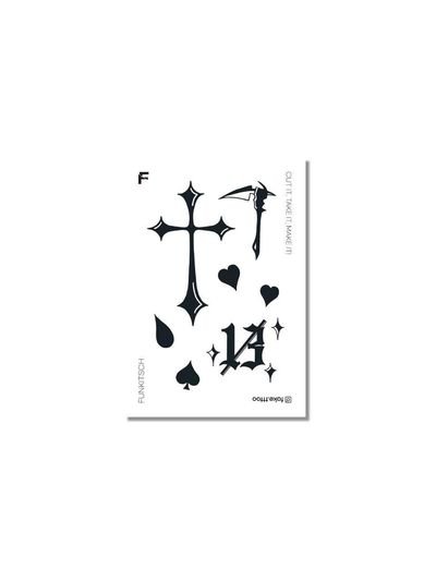 FAKE.TTT 13th tattoo sticker