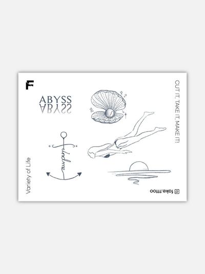 FAKE.TTT Abyss tattoo sticker