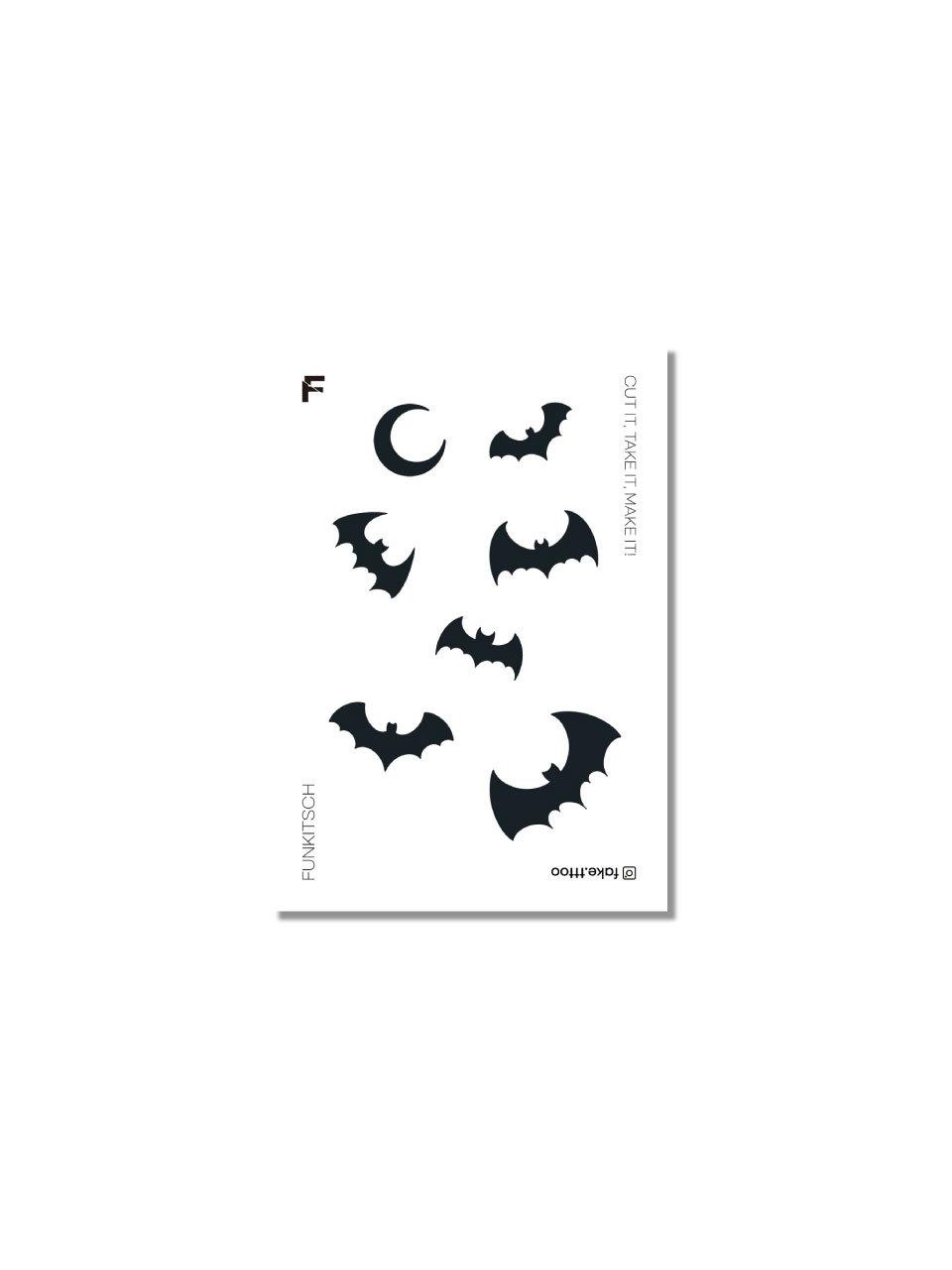 FAKE.TTT Bat tattoo sticker