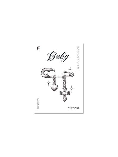 FAKE.TTT BB Brooch tattoo sticker