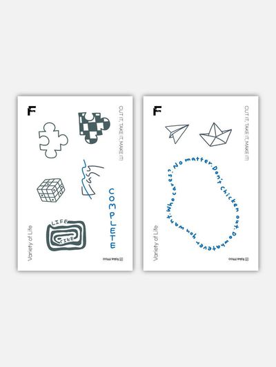 FAKE.TTT Blue Life tattoo sticker