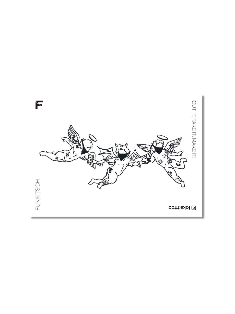 FAKE.TTT Boundary tattoo sticker