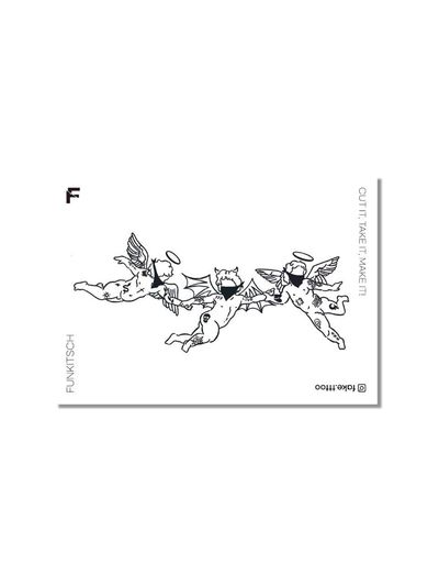 FAKE.TTT Boundary tattoo sticker