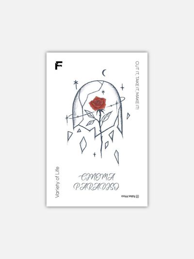FAKE.TTT Cinema tattoo sticker