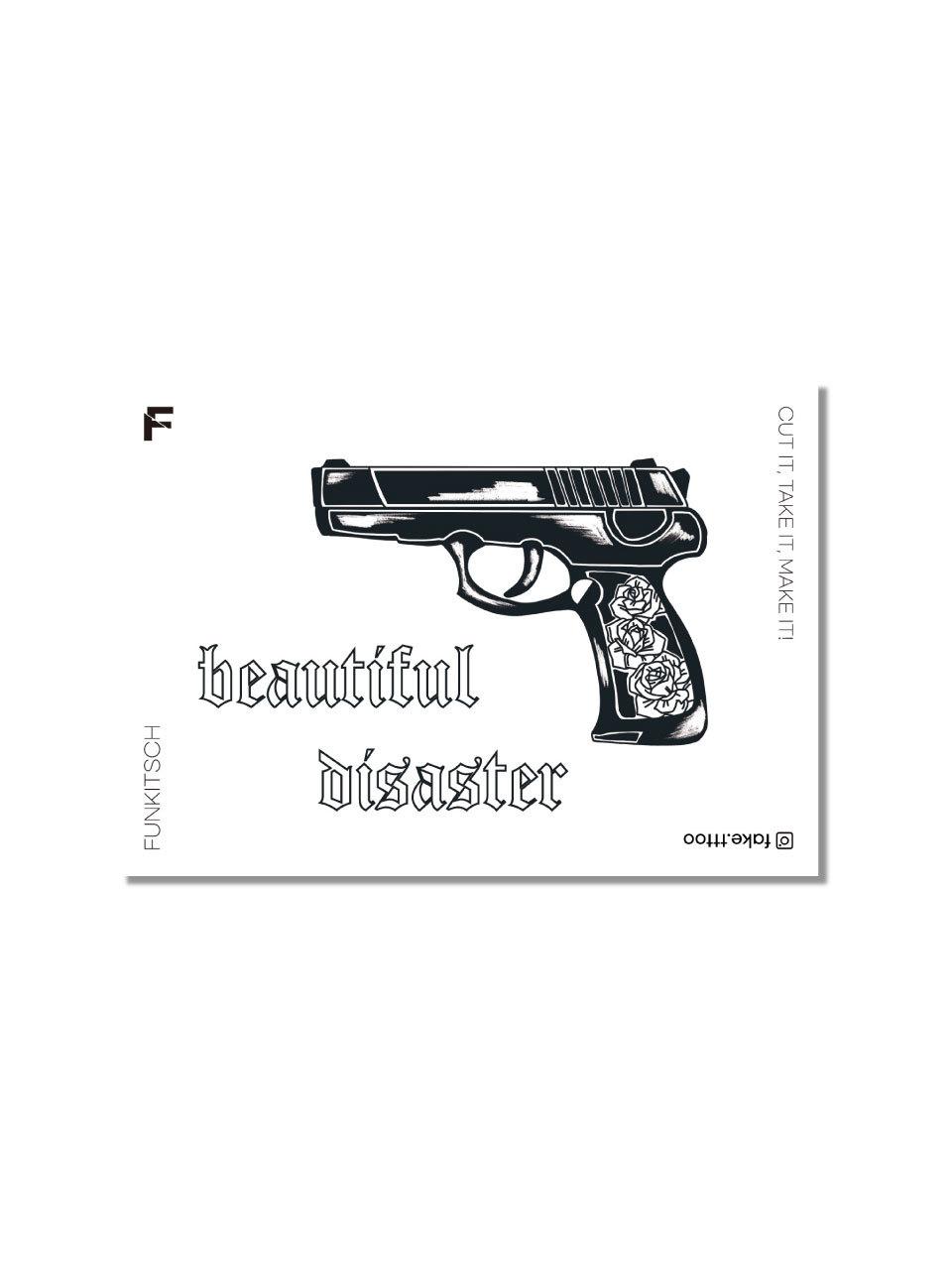 FAKE.TTT Disaster tattoo sticker