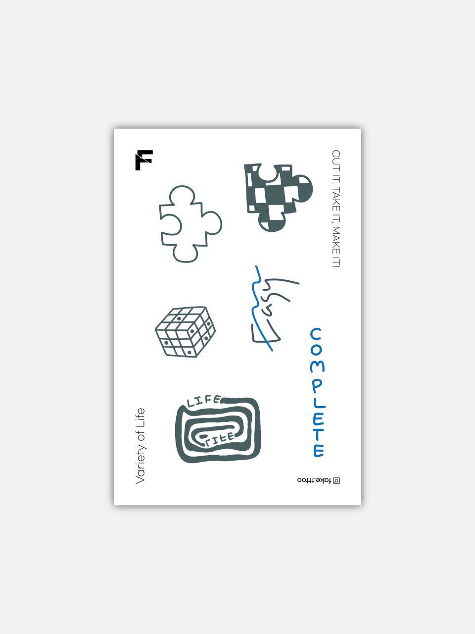 FAKE.TTT Easy tattoo sticker