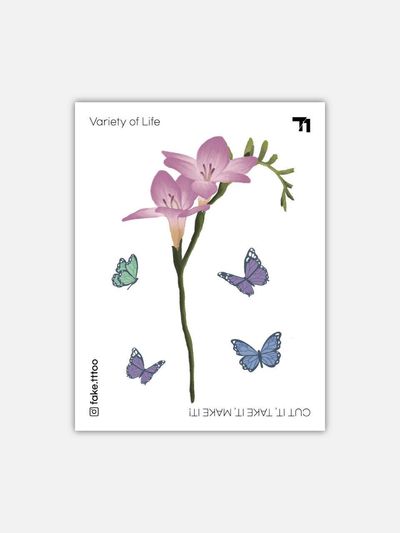 FAKE.TTT Freesia tattoo sticker