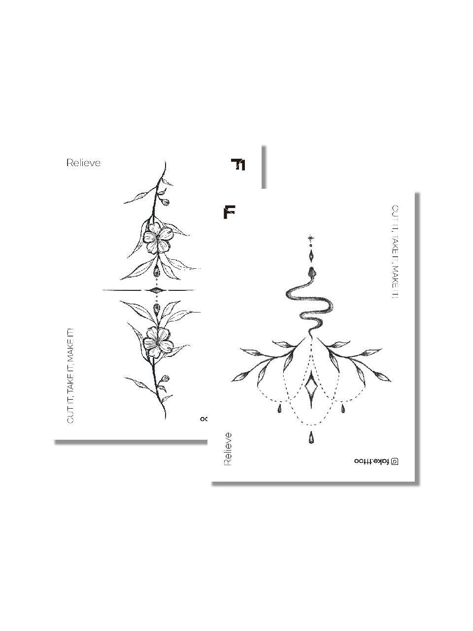 FAKE.TTT MS Tattoo Sticker Set