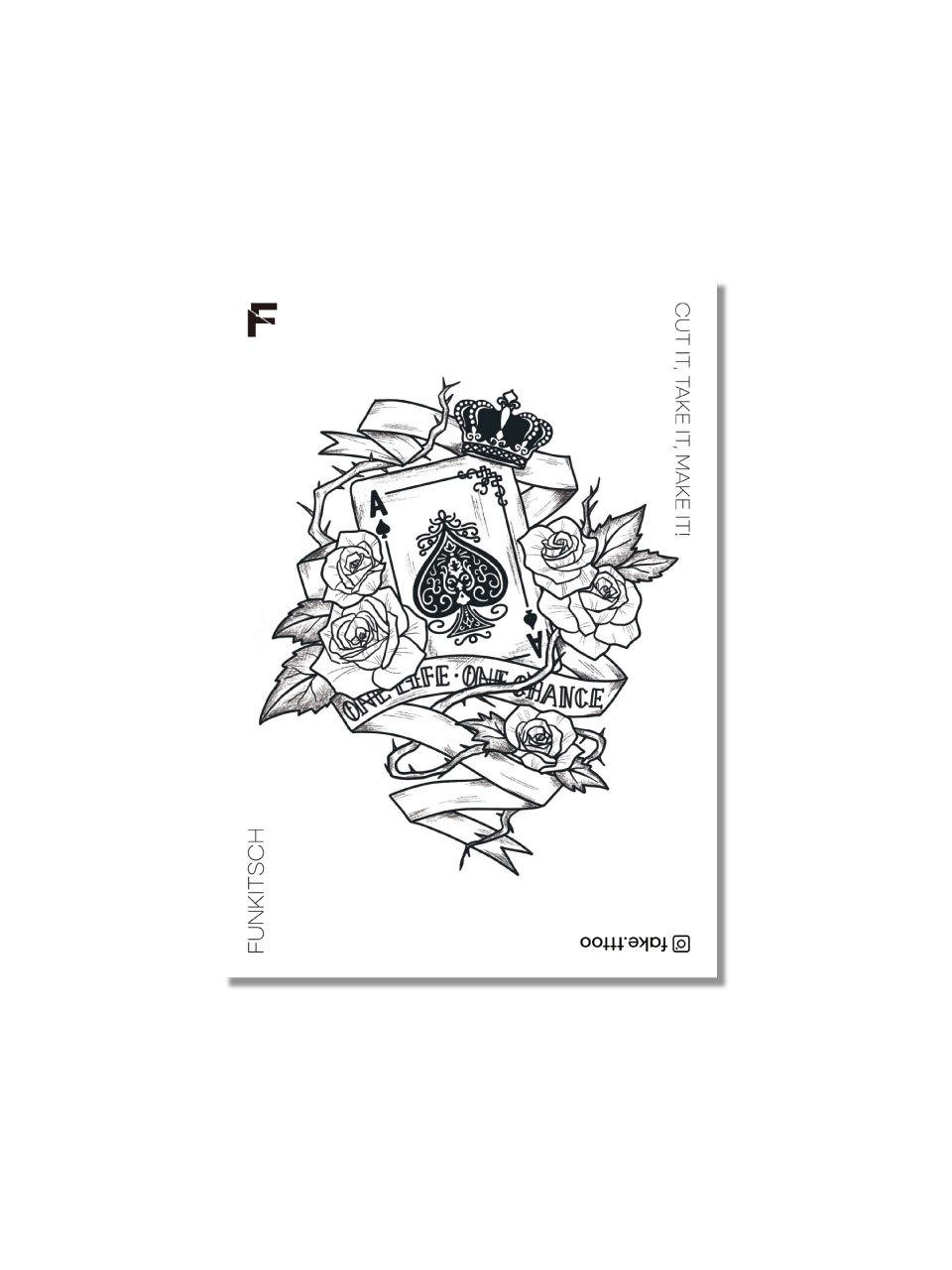 FAKE.TTT Once tattoo sticker