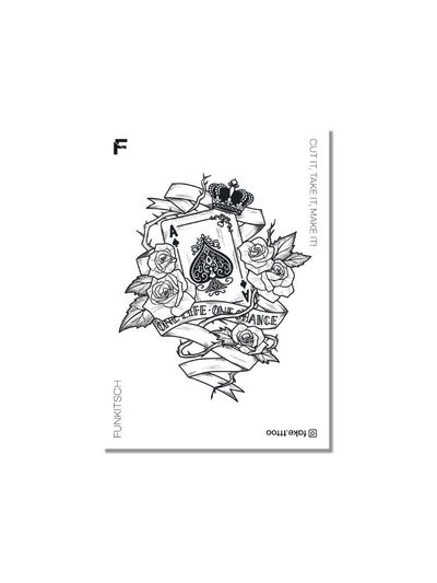FAKE.TTT Once tattoo sticker