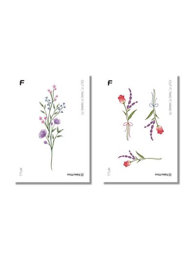 FAKE.TTT P Tattoo Sticker Set