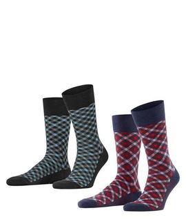 Falke Falke Smart Check 2-Pack Dress Socks