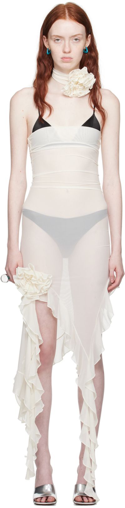 Fanc Club - White 'The Crime' Midi Dress