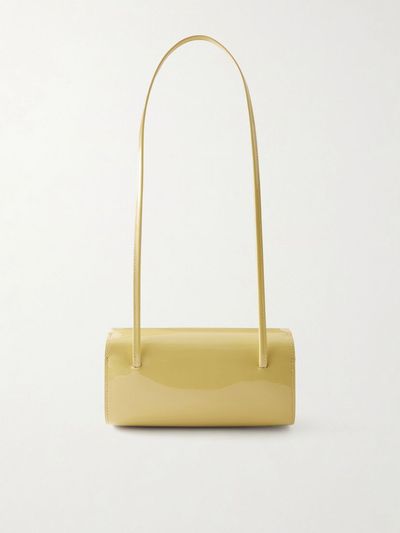 FANE Mie patent leather shoulder bag