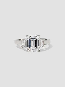 Fantasia Women's 14K White Gold & Cubic Zirconia 3-Stone Ring