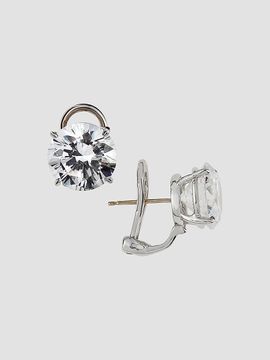 Fantasia Women's Sterling Silver & 10.00 TCW Cubic Zirconia Stud Earrings