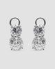 Fantasia Women's Sterling Silver & 12.00 TCW Cubic Zirconia Double Stud Earrings - 3