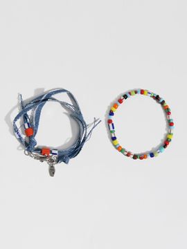 FANTASTIC PLANET [2 Set] Unisex Denim Bracelet