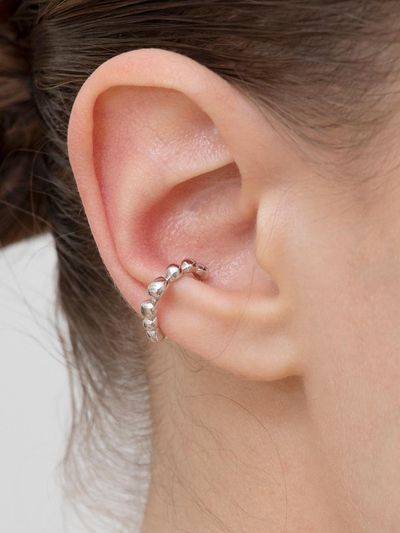 FANTASTIC PLANET Adjustable Nickel-Free Bubble Double Earcuff [2colors]