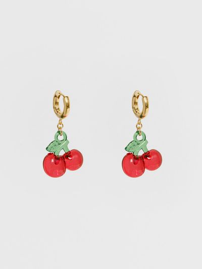 FANTASTIC PLANET Cherry Bold One touch Earrings