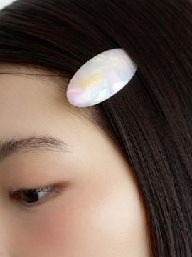 FANTASTIC PLANET Dainty Minimalist Oval Hair Pin