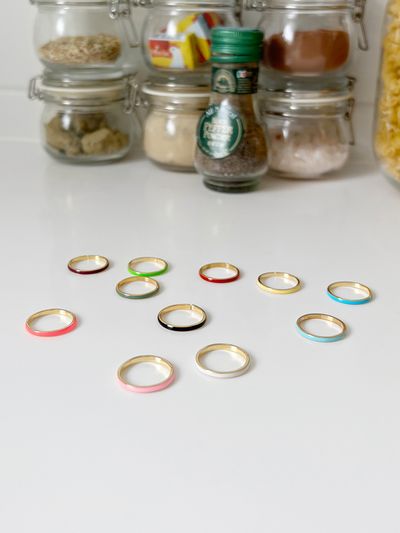 FANTASTIC PLANET Epoxy Color Layered Ring (11 Colors)
