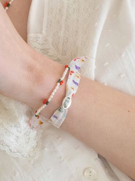 FANTASTIC PLANET Fabric Button Bracelet_3colors