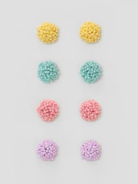 FANTASTIC PLANET Handcrafted Beaded Party Earrings