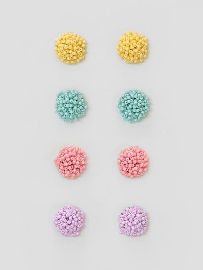 FANTASTIC PLANET Handcrafted Beaded Party Earrings