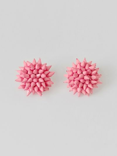 FANTASTIC PLANET Poping Flower Earrings_Pink