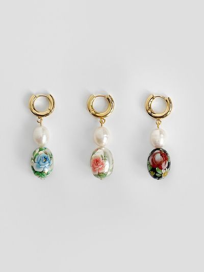 FANTASTIC PLANET Rose Pearl Earrings_3colors
