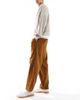 Farah Farah adam archive twill pants in light brown - 3