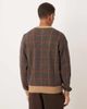 Farah Farah Archive collection tolentino plaid sweater in beige-Neutral - 4