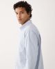 Farah Farah Archive Cristo long sleeve striped box logo shirt in blue - 2