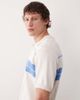 Farah Farah Archive Lambka short sleeve knit polo shirt in ecru-White - 4