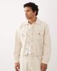 Farah Farah Archive Montoya twill denim button up jacket in ecru - part of a set-White - 1