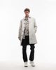Farah Farah Berwyn trench coat in cream-White - 1
