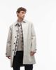 Farah Farah Berwyn trench coat in cream-White - 2
