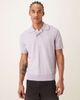 Farah Farah Birch short sleeve knit logo polo shirt in lilac-Purple - 1