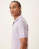 Farah Farah Birch short sleeve knit logo polo shirt in lilac-Purple - 4