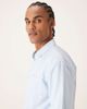 Farah Farah Brewer long sleeve box fit logo shirt in sky blue - 4