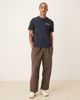 Farah Farah Byron short sleeve graphic T-shirt with back print in navy - 2