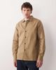Farah Farah Callier button down logo overshirt in beige-Neutral - 1