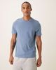 Farah Farah Danny short sleeve regular fit logo T-shirt in blue - 1