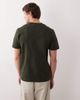 Farah Farah Danny short sleeve regular fit logo T-shirt in dark green - 3
