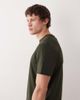Farah Farah Danny short sleeve regular fit logo T-shirt in dark green - 4